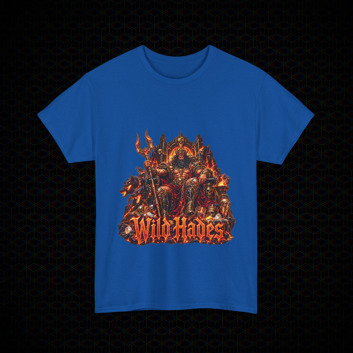 Treasure of the Underworld graphic Wild Hades Gildan 5000 tee, alternate view 6