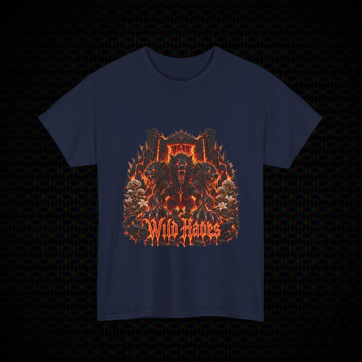 You Shall Not Pass graphic Wild Hades Gildan 5000 tee, alternate view 7