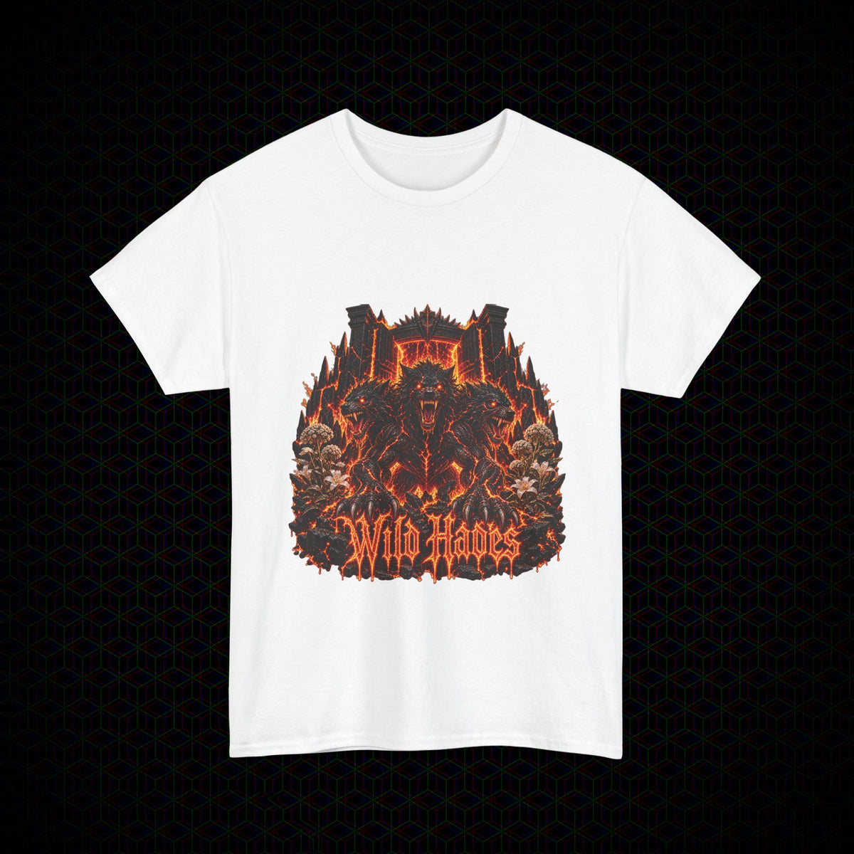You Shall Not Pass graphic Wild Hades Gildan 5000 tee, alternate view 2