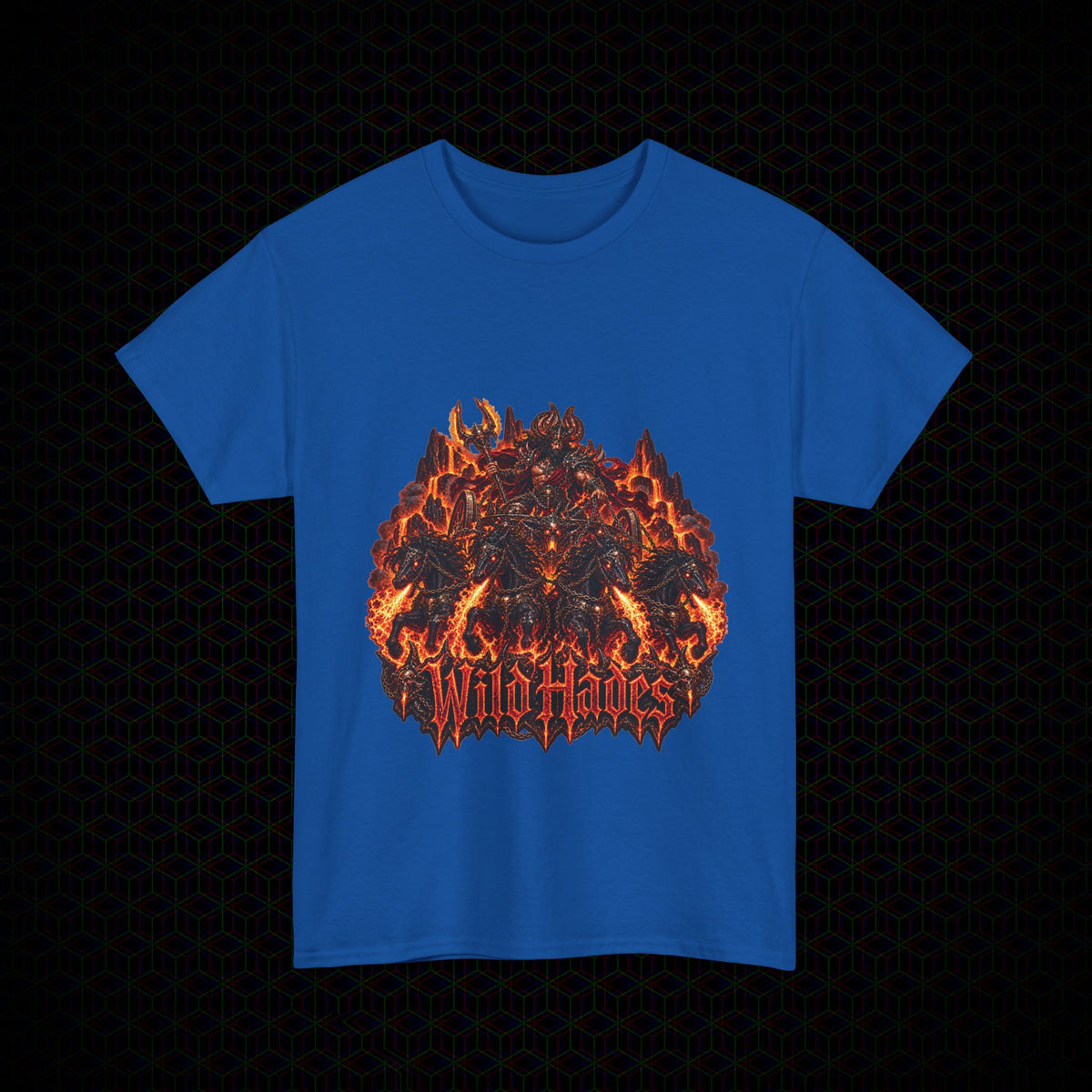 Ember Reins graphic Wild Hades Gildan 5000 tee, alternate view 6