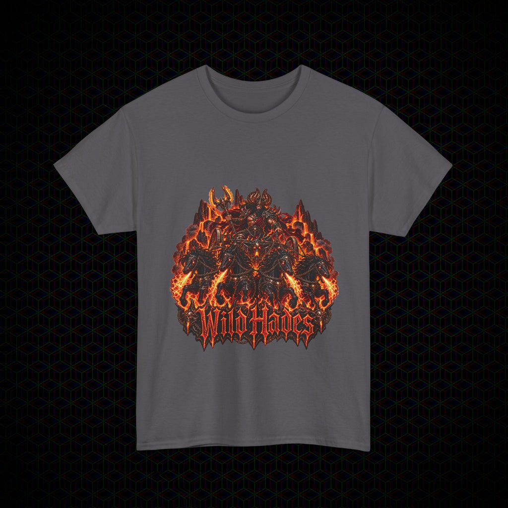 Ember Reins graphic Wild Hades Gildan 5000 tee, alternate view 5