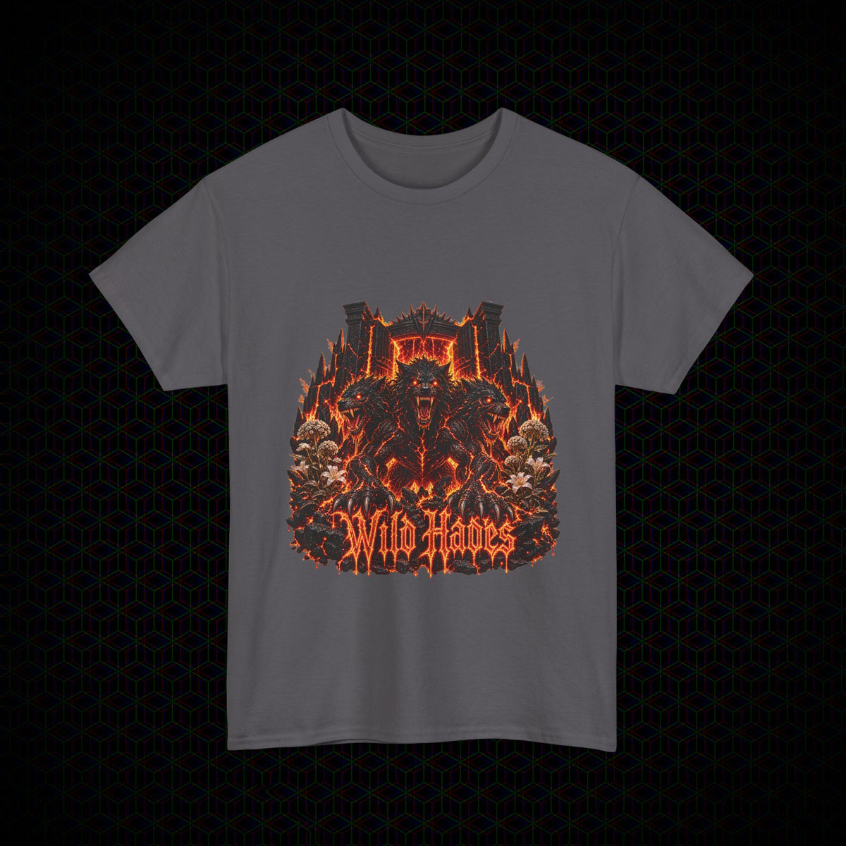 You Shall Not Pass graphic Wild Hades Gildan 5000 tee, alternate view 5