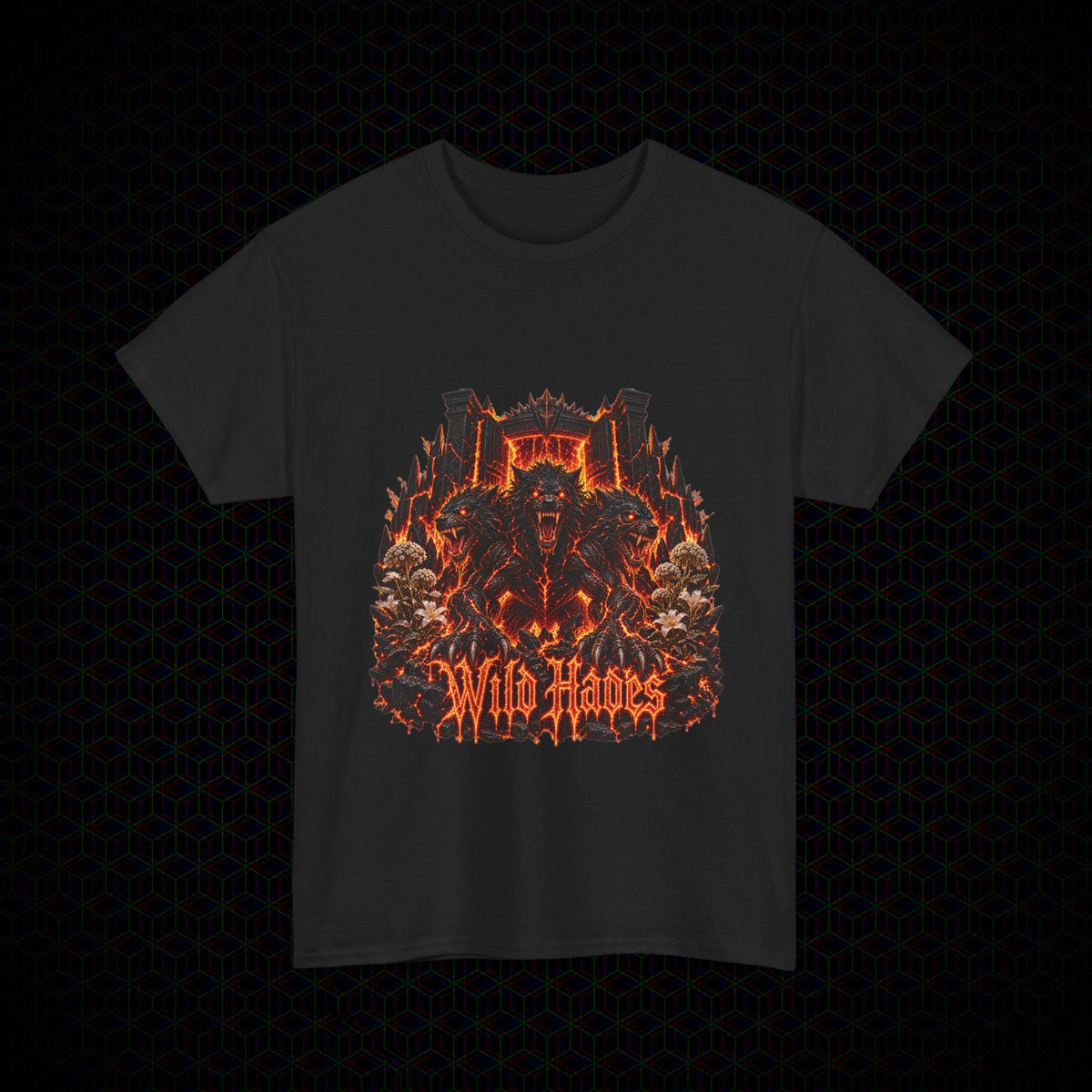 You Shall Not Pass graphic Wild Hades heavy cotton tee, front view