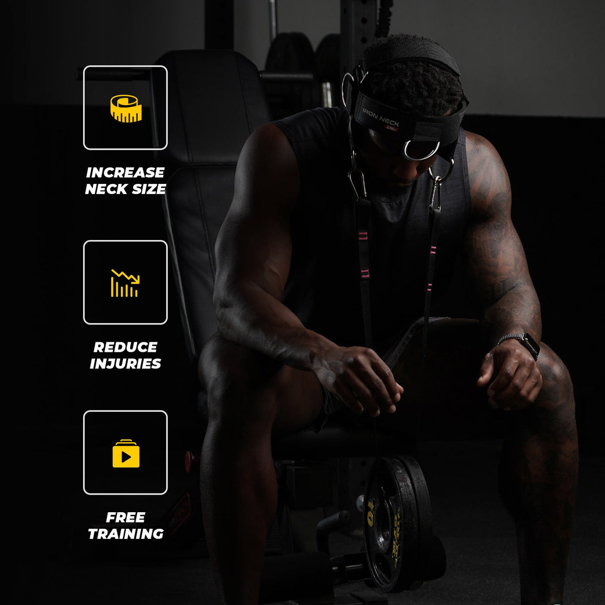 Iron Neck Alpha Harness Plus neck training harness, product photo 3